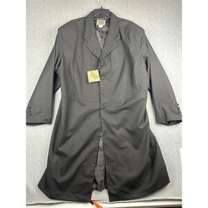 Frontier Classics Tombstone Coat Mens 54 Black Western Duster Overcoat CM92 NWT